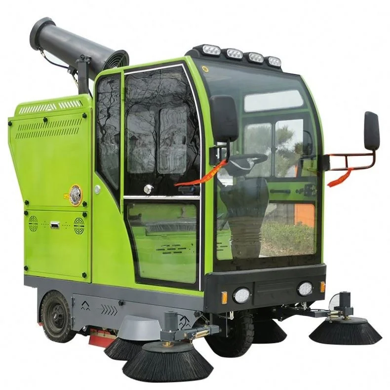 Mesin Pembersih Lantai Tipe Naik yang Cerdas untuk Industri, Penyapu Jalan