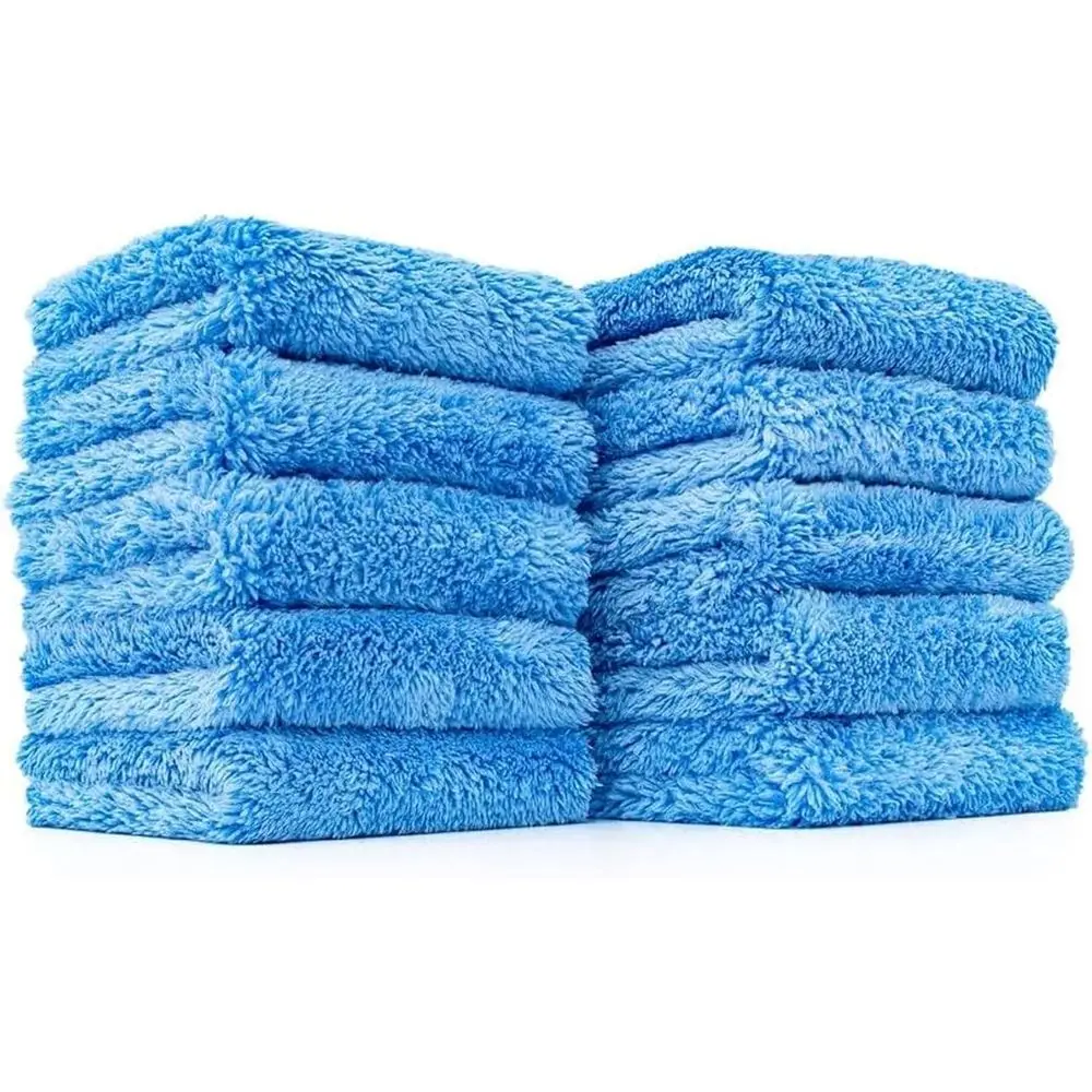 Proportional Korean 70/30 Blend; Super Plush Microfiber Detailing Towels; Perfect for Wheels, Mirrors, and More; 500GSM; 8x8in,