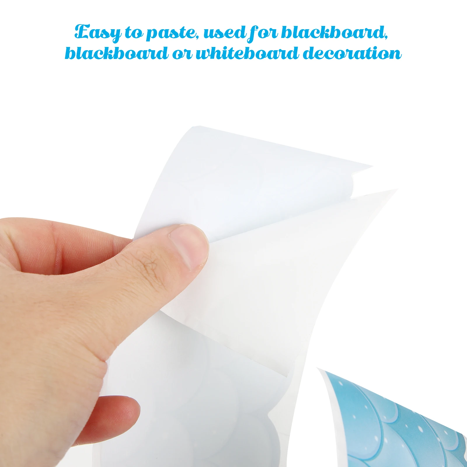 

Wavy Board Stickers Bulletin Boards Ruffled Borders Classroom Magnetic Cute for Copper Plate