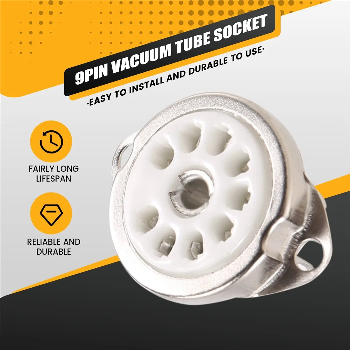 10PCS Ceramic B9A S…