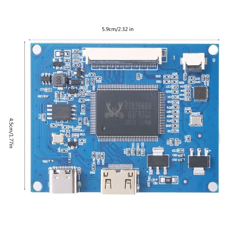 LCD Driver Board 40pin LVDS LCD Screen Controller Module Board 1-Channel Signal Output 1024X600