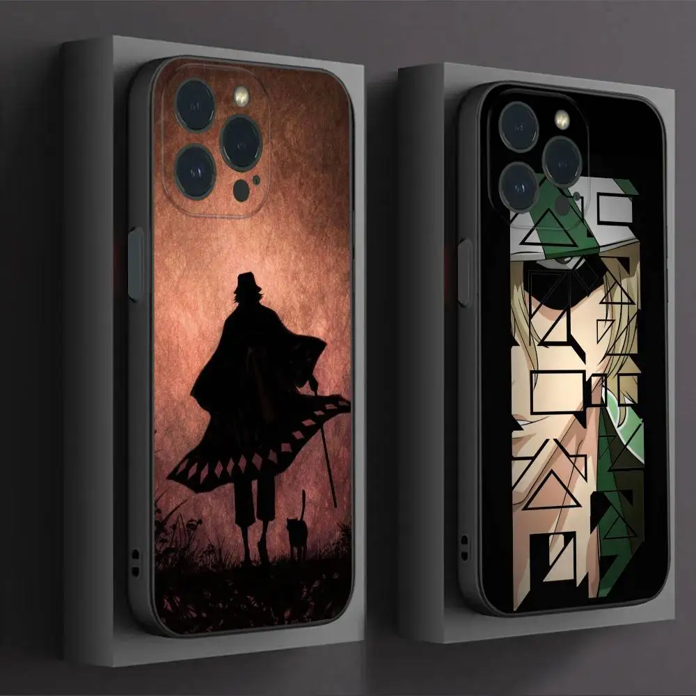 

Epc B- BLEACH Kisuke Urahara Phone Case For IPhone16 15 14 13 12 Mini 11 Pro XS Max X XR SE5 6 7 8 Plus Soft Silicone Cover