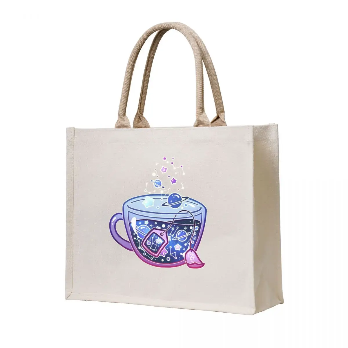 

Galaxy Tea Tote Bag supermarket folding bag tote bags cloth bags shopping trolley bag