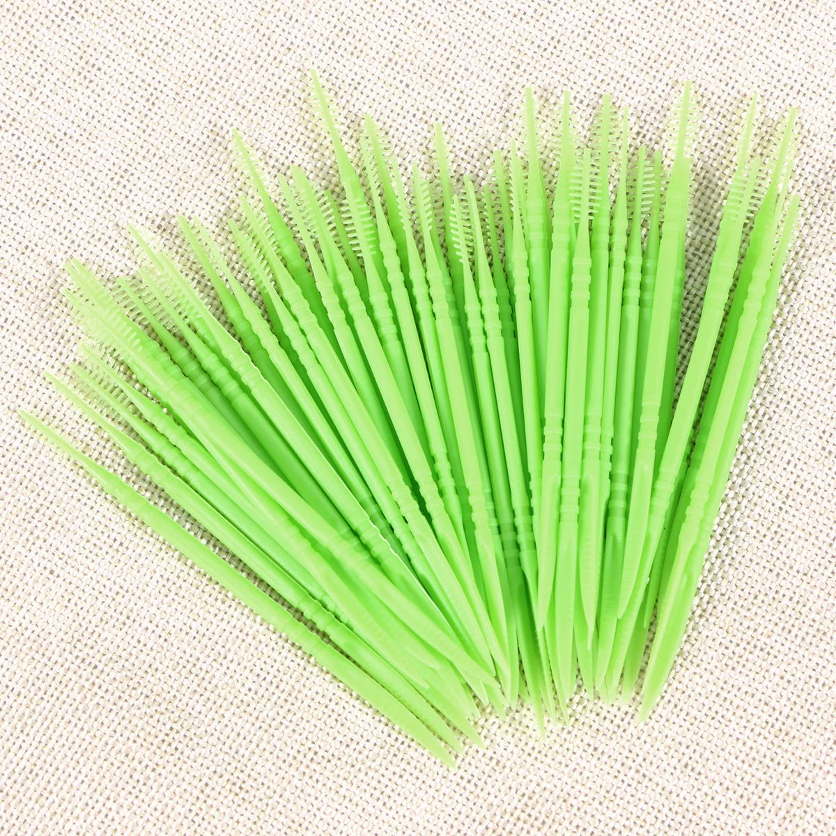 50 قطعة الأسنان المحمولة يختار البلاستيك بين الأسنان فرش لإزالة البلاك الأسنان الطازجة التنفس اللثة تحفيز العناية بالفم