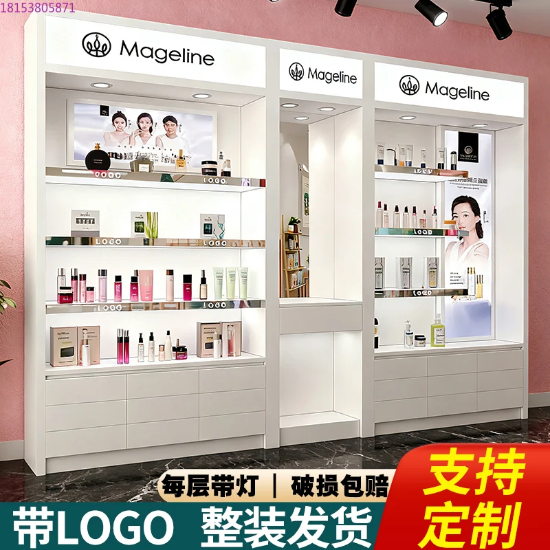 

Display cabinet Display hair and skin care cabinet Simple and modern