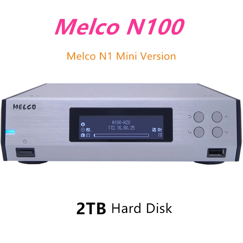 N1 Mini Version Melco N100 Dsd Digital Turntable Nas Digital Broadcast Network Streaming Media Player Build - In 2Tb Hard Disk