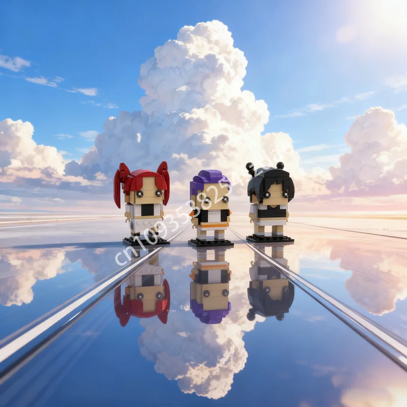 

398pcs MOC GOLDEN HUNTR X KPop Demon Hunters Model Toys Building Blocks Christmas Gift Construction Assemble Idea Kids Birthday