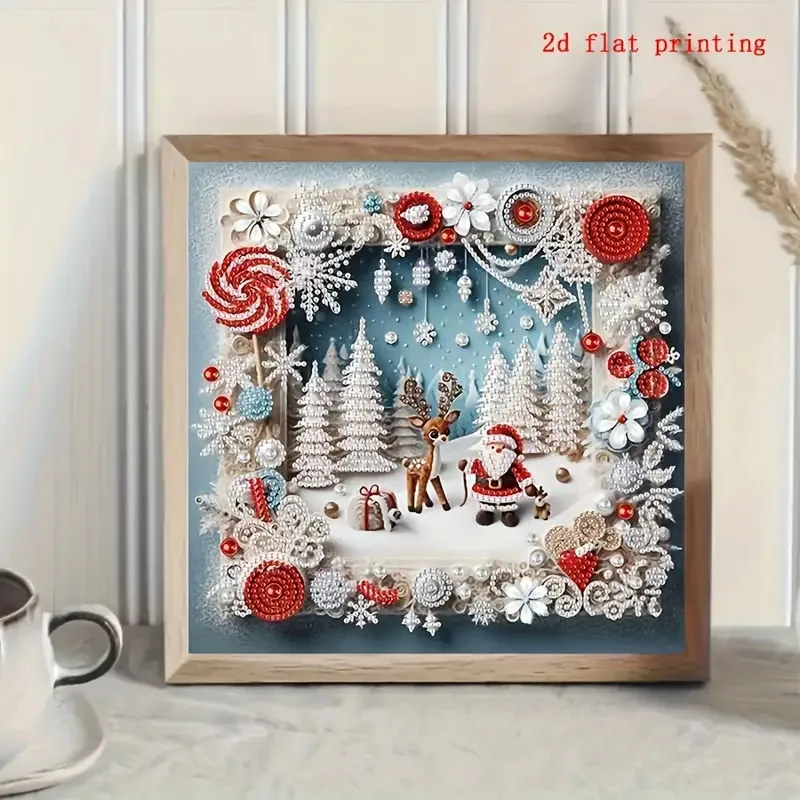 

Christmas 5D Special Shape Diamond Painting Crystal ornament Decorative Cross-stitch Fashion Paintings Home Wall Decoration Gift