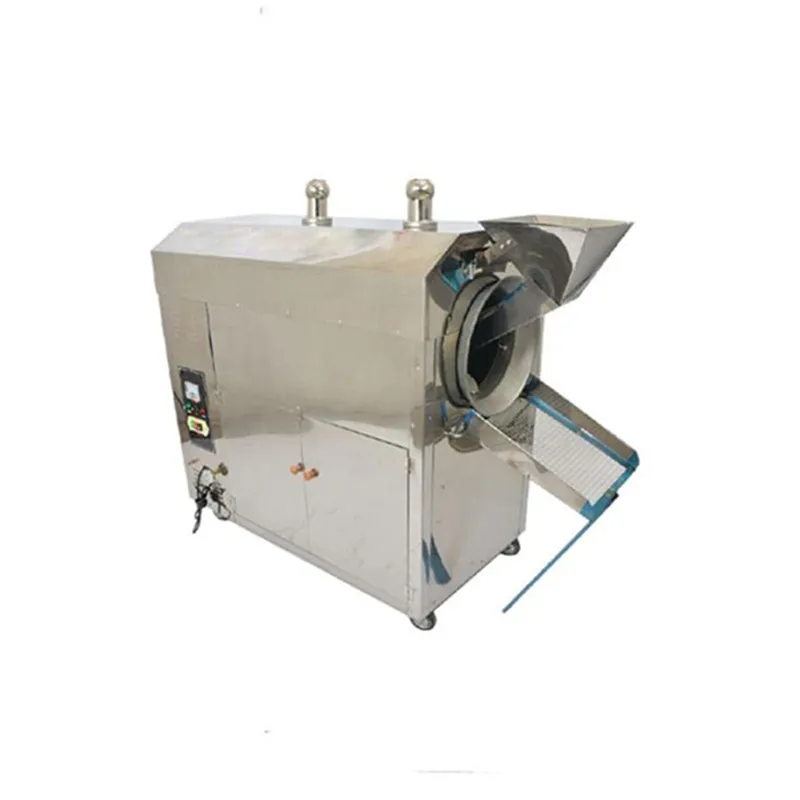 Small Nut Coffee Bean Roasting Roaster Machine Price Peeling Almond Machine Process Cashew Nuts Machine Roasting Seeds Sun