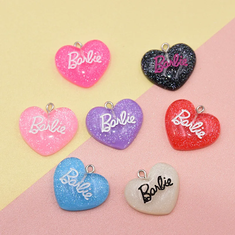 50pcs Mixed heart Charms Suitable Picked at random for Women DIY Jewelry Accessories  black friday sale