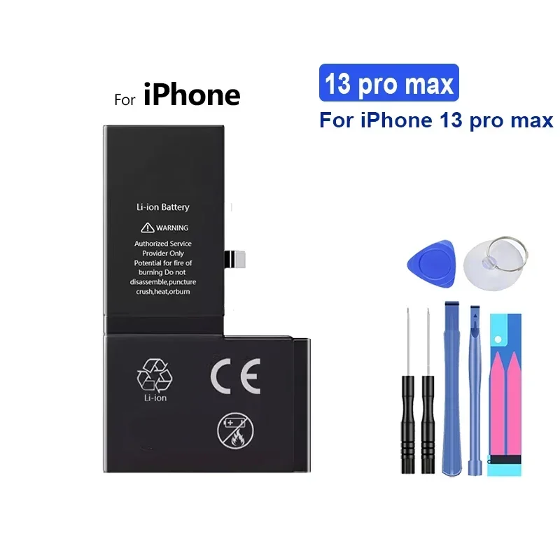 Li-ion Battery For iPhone 11 12 13 14 15 Pro Max mini Plus SE X XR XS Max 12mini 13pro 13promax Replacement Phone Batteries