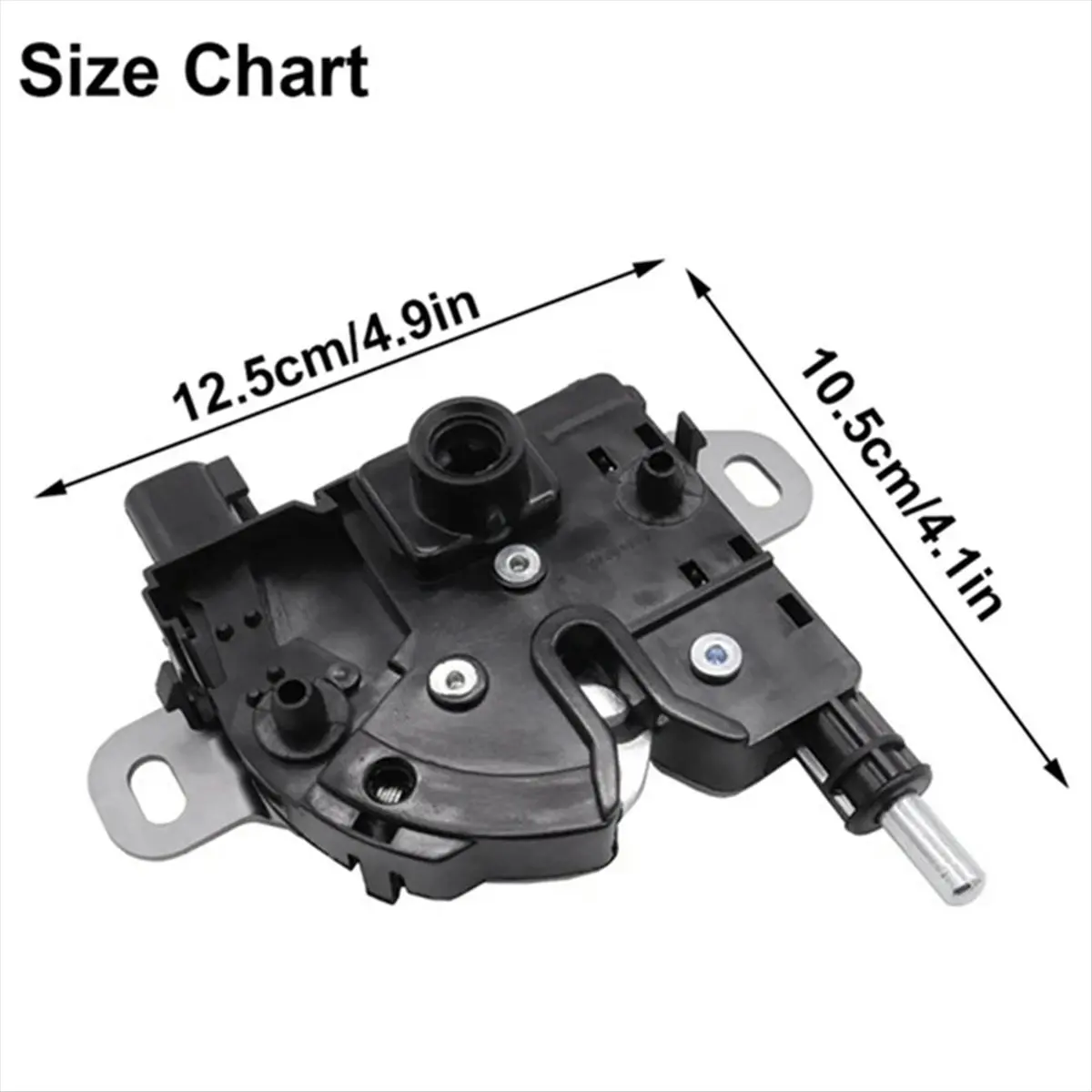 B09A Engine Bonnet Hood Lock with Long Rod Release Lock Latch and 2 Keys for Ford Focus MK2 2004-2012 1343577 4M5AA16B970BA