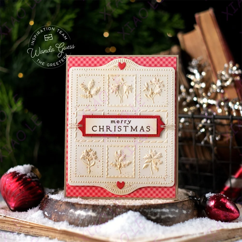 Simple Holiday Sentiments Cocoa Cozy Cider Additions Metal Cutting Dies Stencils for DIY Scrapbooking Album Stamp Make Paper