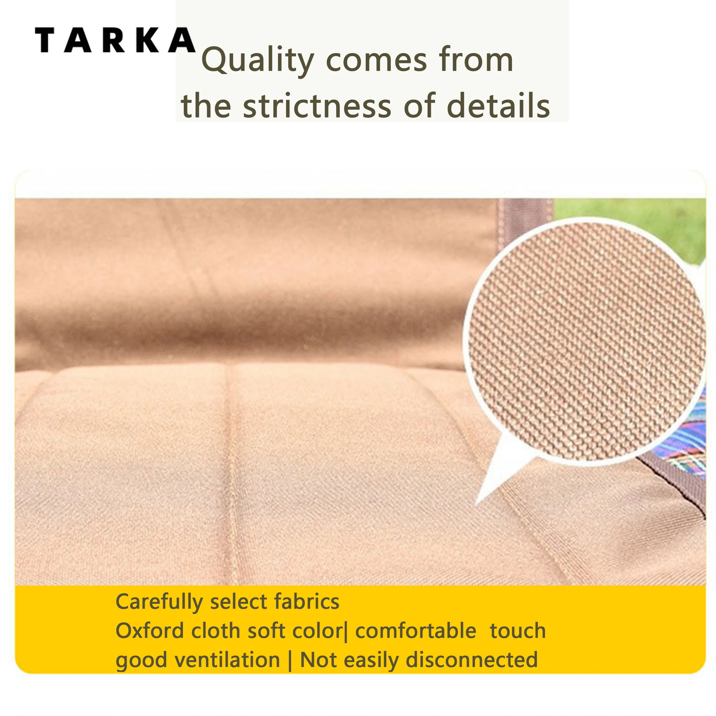 TARKA مستلق كرسي الحديقة في الهواء الطلق كراسي قابلة للطي لصيد الأسماك الشاطئ نزهة حديقة الفناء الخلفي الحفل كراسي التخييم المحمولة #3