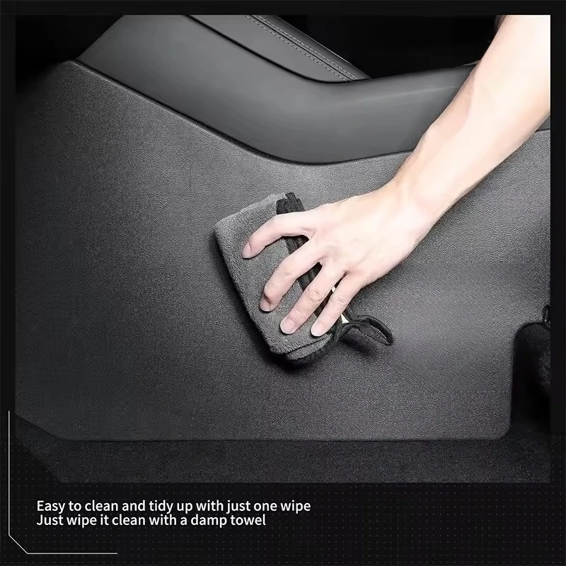 Für Tesla Model YL/Model Y Juniper 2026 Mittelkonsole Seitliche Anti-Kick-Pads TPE Hintere Luftauslass-Abdeckung Schmutzabweisende Schutzmatten – Detail 10