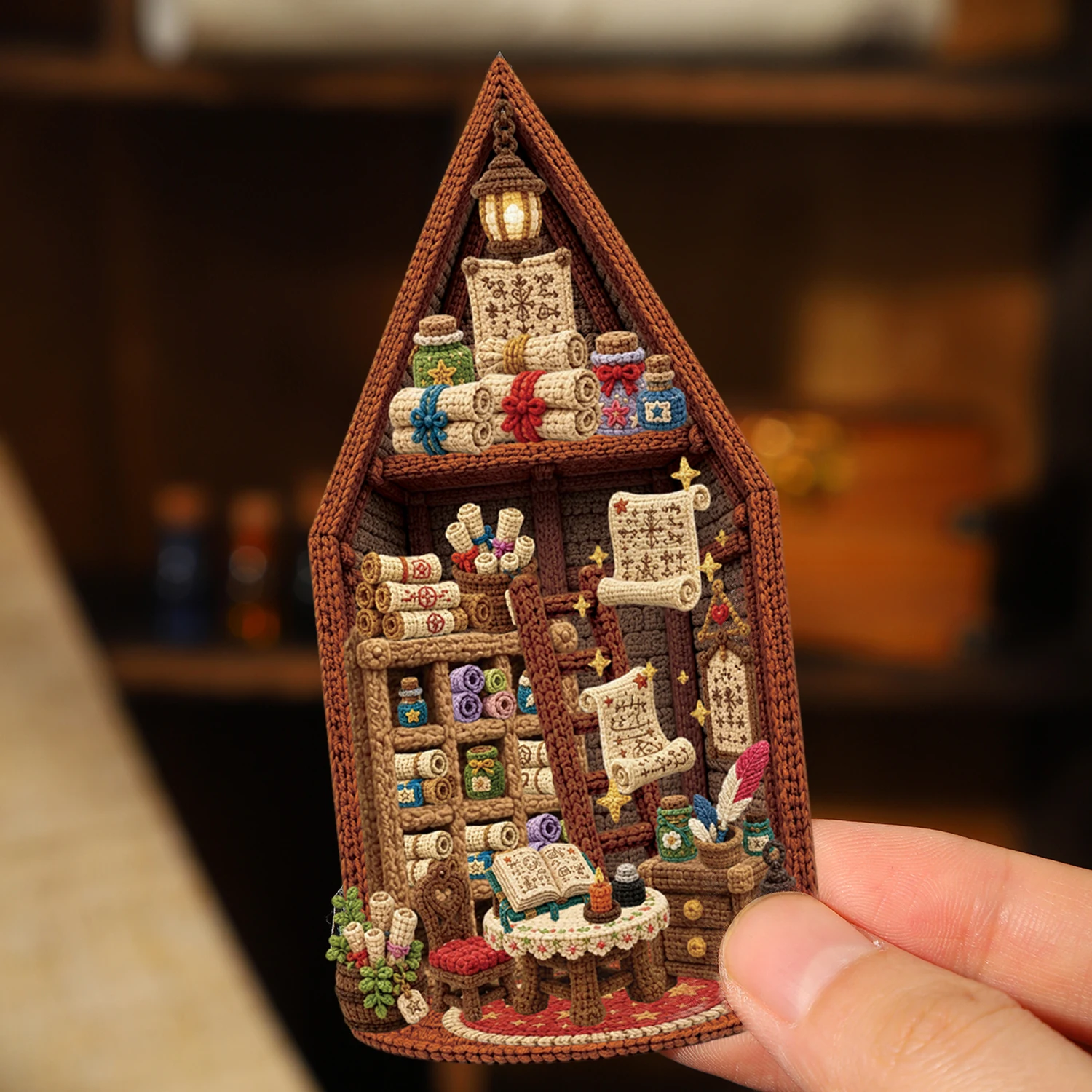 Magic Diorama Scene Sticker Pack Wizard Apartment Magic Shop Die Cut Stickers 3D House Building Journal Scrapbooking DIY Decor