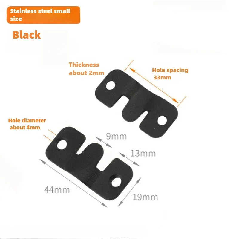2Pairs Stainless steel Flush Mount Bracket Interlock Hanging Buckle Wall Picture Frame Hanger Display Photo Frames Hooks