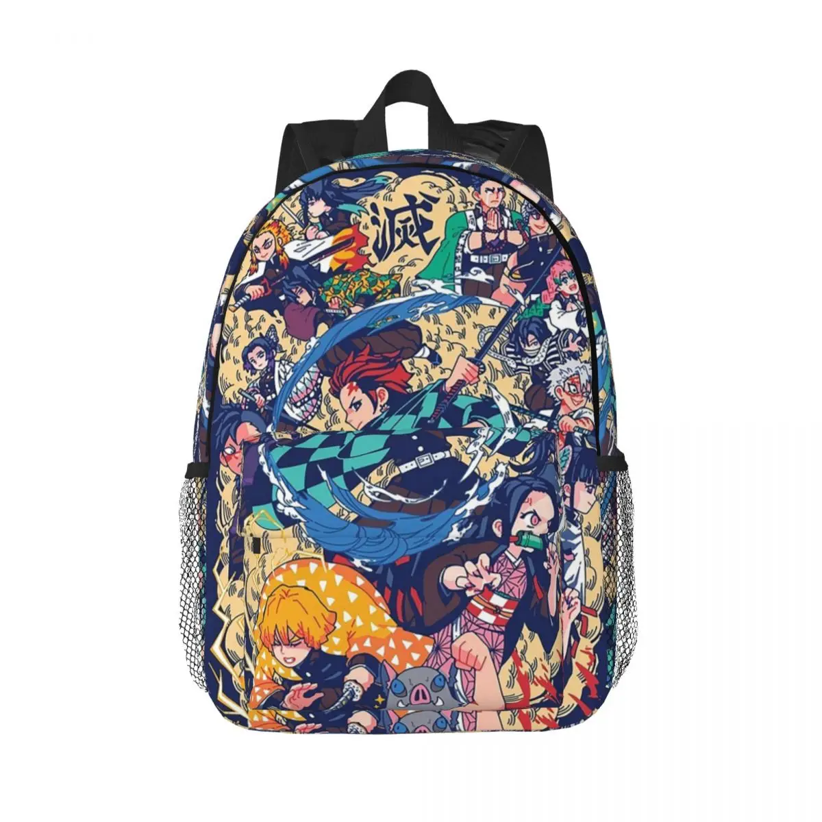 شيطان القاتل Yaiba أنيمي فيلم حقيبة الظهر رائجة البيع Daypack سعة كبيرة صبي الفتيات BookBag حقائب كتف للرجال والنساء حقيبة مدرسية