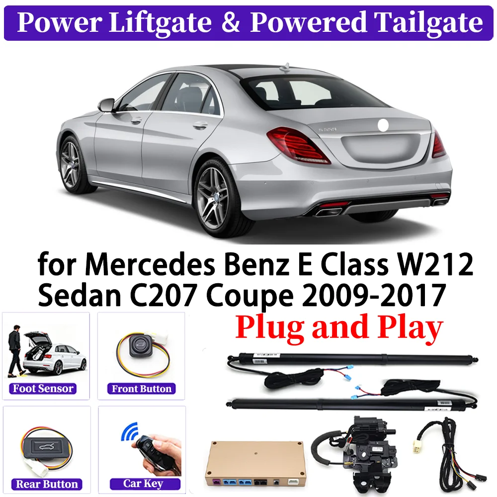 

for Mercedes Benz E Class W212 Sedan C207 Coupe 2009-2017 Car Automatic Power Liftgate Kit Smart Auto Electric Tailgate System