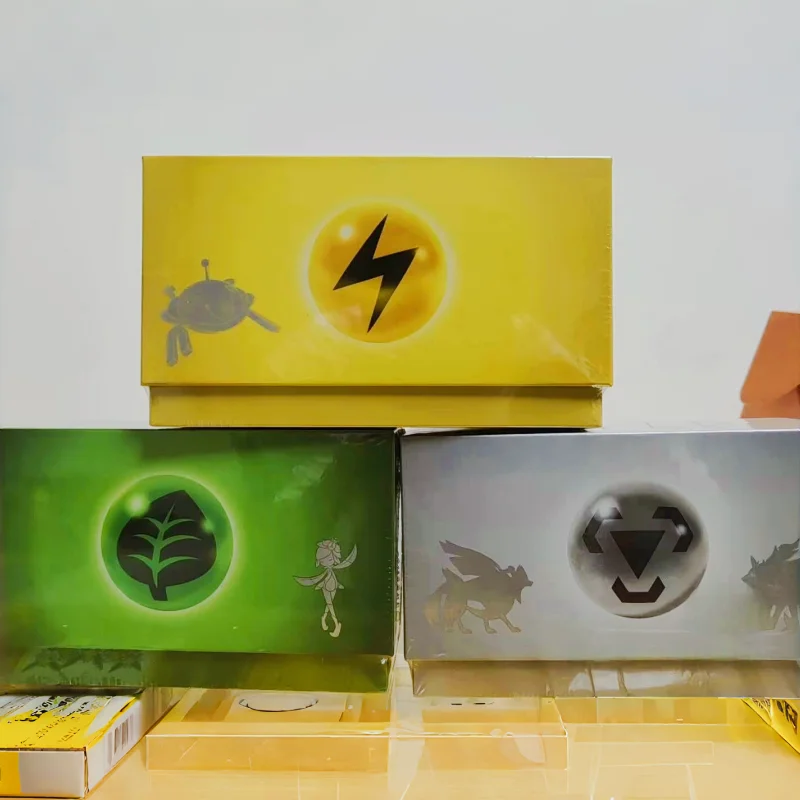 

100% Original Pokemon Card Ptcg 8.5 Simplified Chinese Collection Cards Display Combination Box Glow Energy Birthday Gift