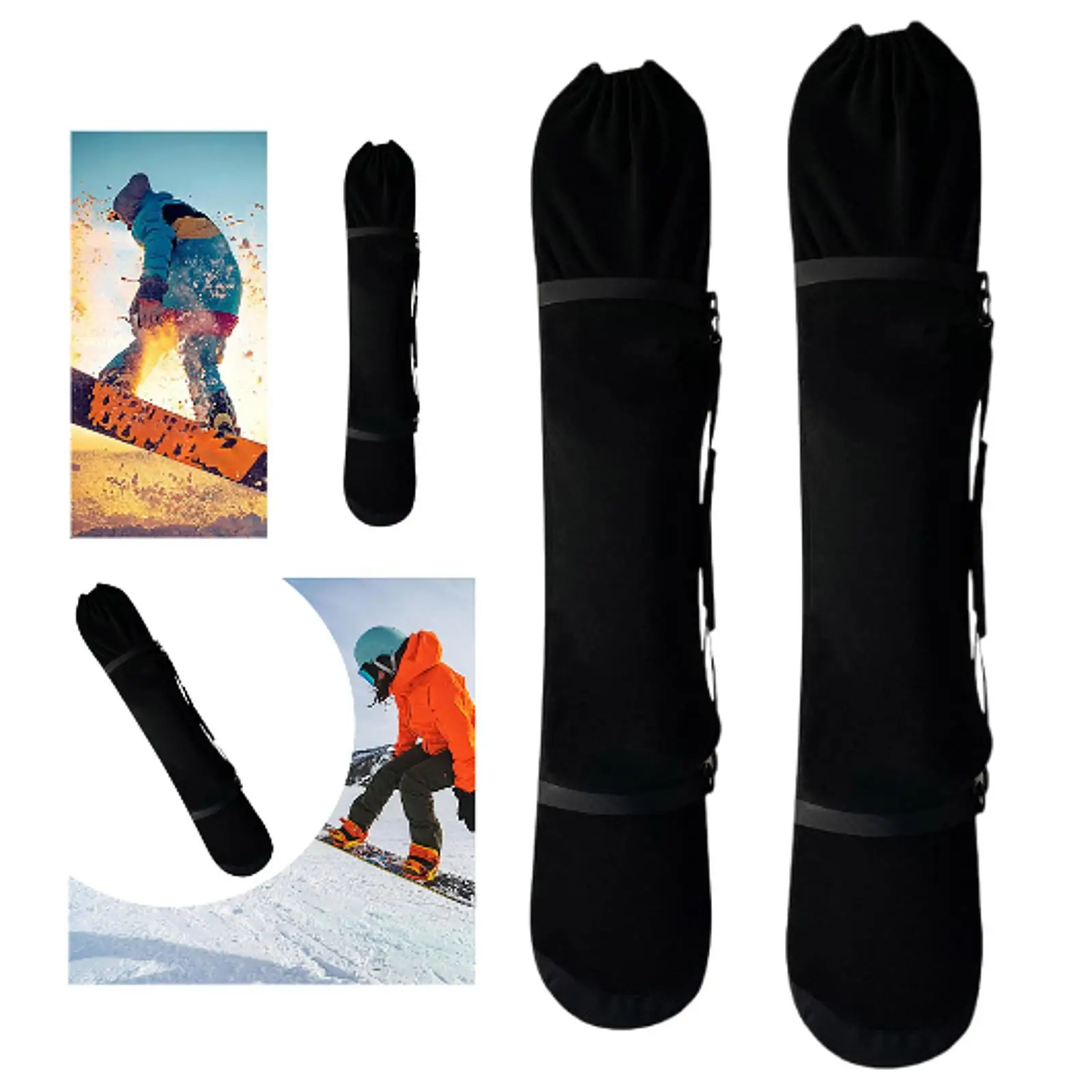 Snowboard Sleeve, Snowboard Cover Bag, Removable Shoulder Strap,Soft Cover Case,Transport Protection Cover for Outdoor Sports