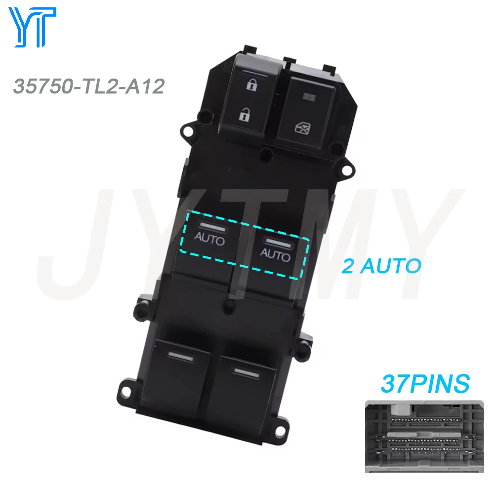 

Автомобильные аксессуары, переключатель управления окном для Honda Acura TSX 2009-2014, кнопка электрического стеклоподъемника со стороны водителя, детали 35750-TL2-A12