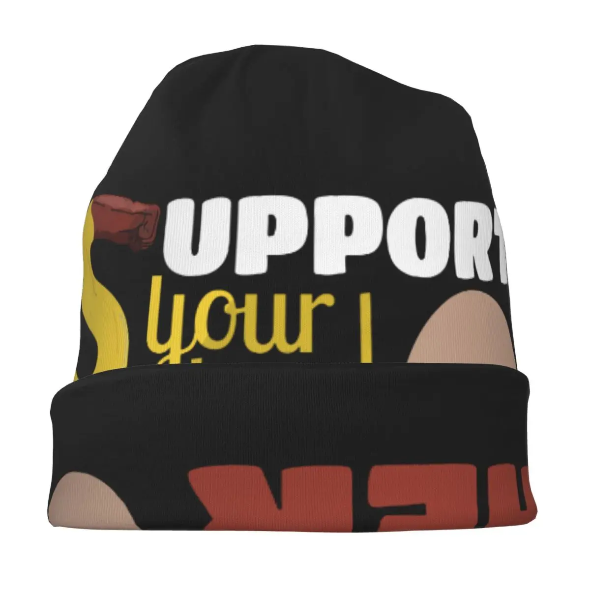 Support Your Local Hero Cap Japan One Punch Man Cool Saitama Sensei Casual Street Skullies Beanies Hats Warm Dual-use Bonnet