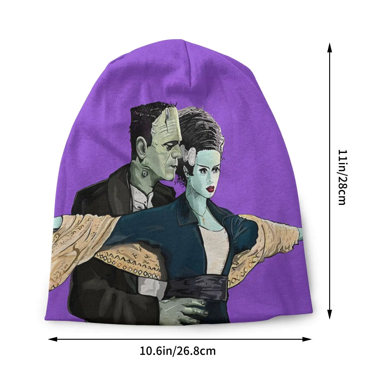 Bonnet Hats Frankenstein Horror Film Men Women's Thin Skullies Beanies Hat Titanic Autumn Spring Warm Cap Design Caps