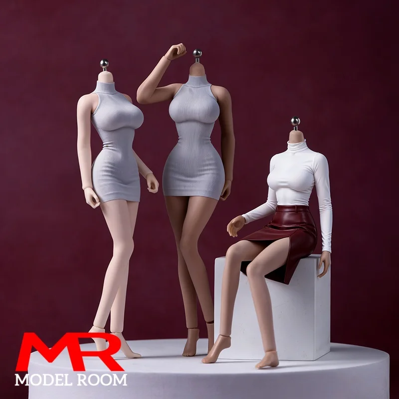 ANT T305 N306 1/12 Scale Female Seamless Body with Detachable Feet 14.5cm Pale Suntan Super Flexible Action Figure Body Model