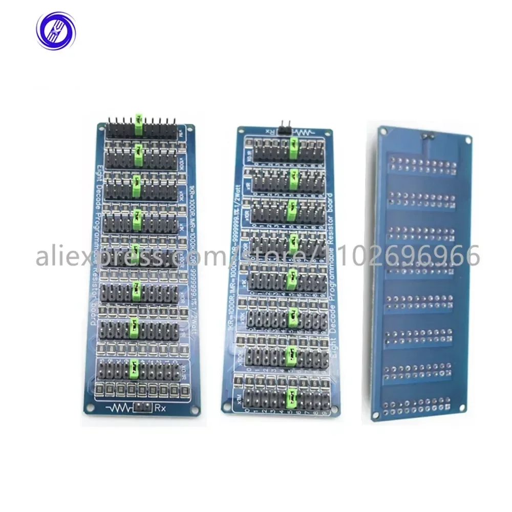 Programmable Eight Decade Resistor Board 0.1R-9999999.9R 0.1-9.9999999MR (0-10MS) Step Accuracy 0.1R 1/2 W SMD Resistance Module