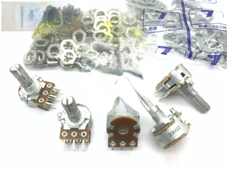 10pcs Dual A20K potentiometer RK16312APC2R Marantz audiophile amplifier with 20 axes of volume