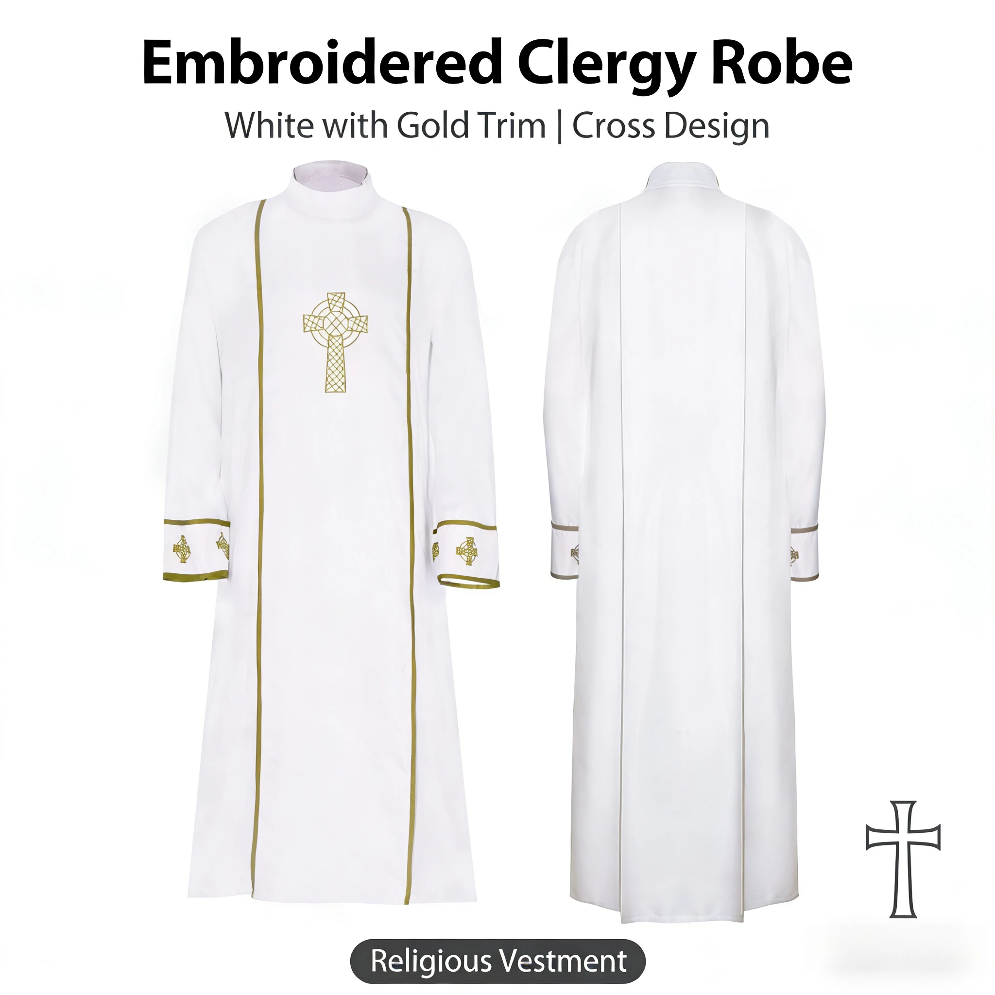 

Косплей Костюм Средневековый Желтый Крест Халат Сценический Косплей Наряд