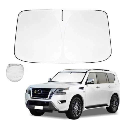 Для Nissan Patrol Y61 Y260 Y60 RC лобовое стекло солнцезащитный козырек солнцезащитный козырек складной блоки УФ-лучи сохранит ваш автомобильный охладитель