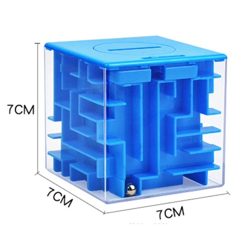 4 Pack Money Maze Puzzle Gift Boxes, Perfect Money Holder Puzzle And Brain Teasers For Kids And Adults Easy To Use 7X7x7cm