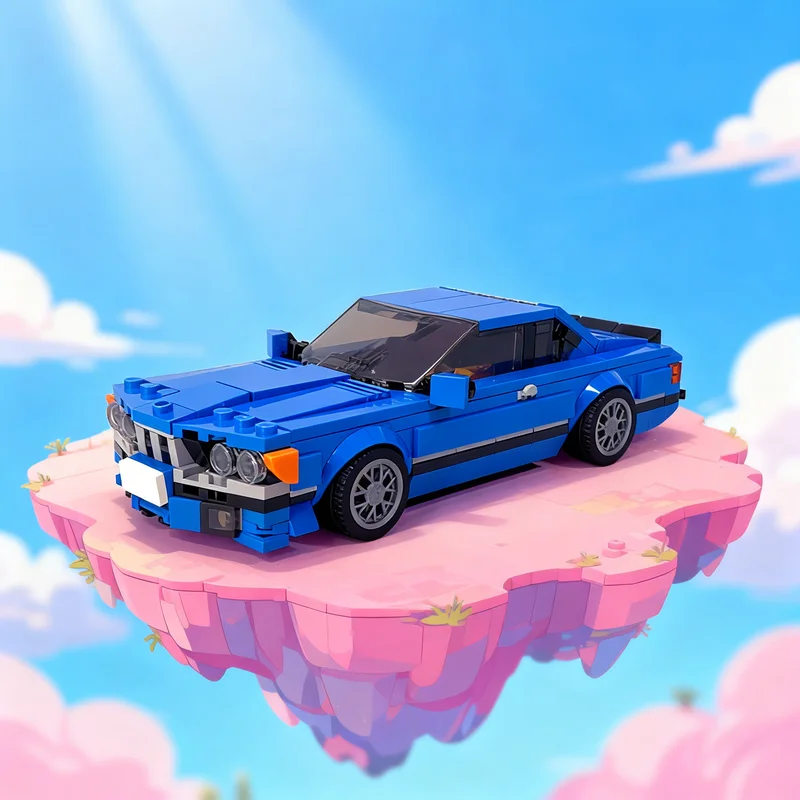 

360pcs MOC BMWedd 635CSi City Champions Model Building Blocks Construction Christmas Gifts Toy Creative DIY Idea Assemble Kids