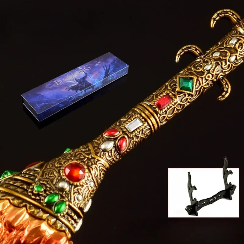 30cm Ring Lava Knife Sword Alloy Weap Model Game Peripherals Desktop Ornaments Collection Crafts Birthday Gifts Toy Kids