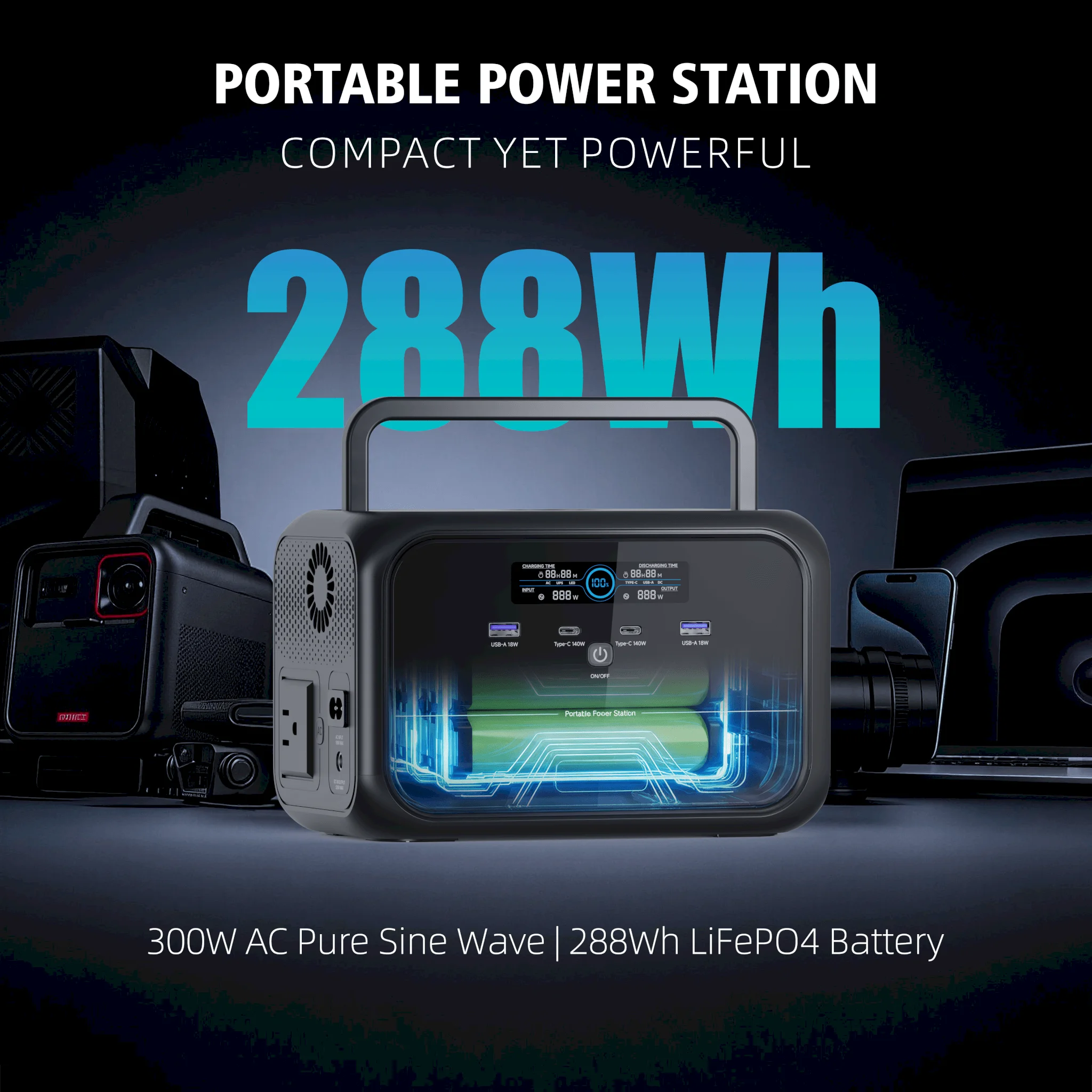 محطة طاقة محمولة Uapow بقدرة 2 - مراجعة Power Outage Light وسعره