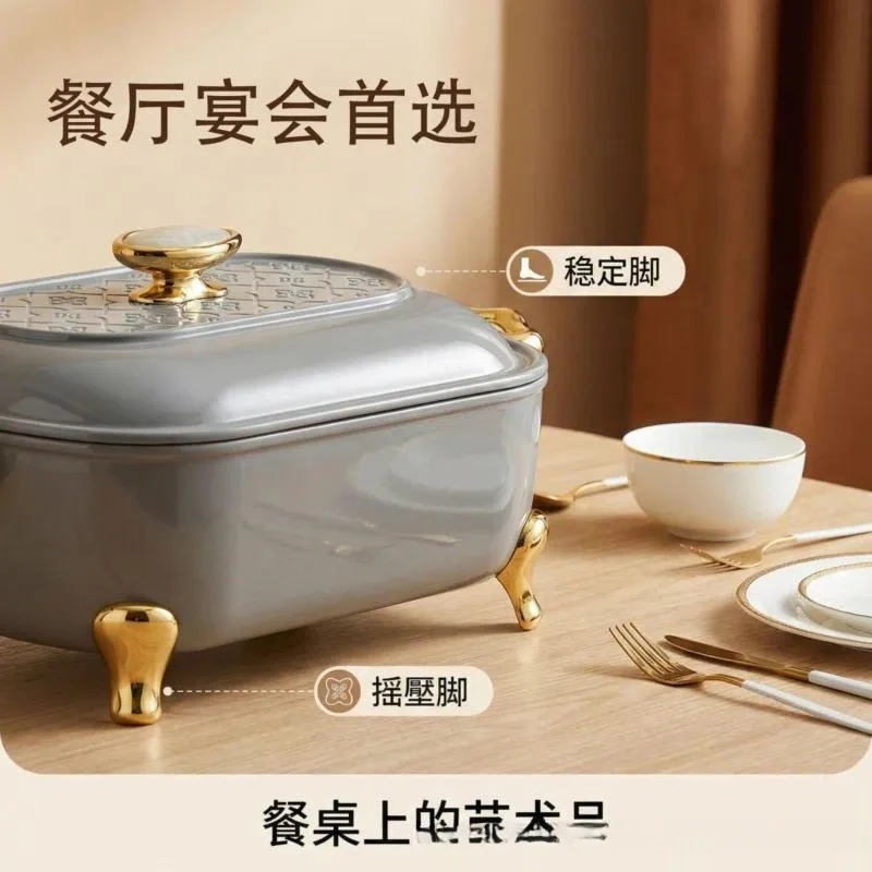 Large Capacity 304 Stainless Steel Thermal Insulation Lunch Box Food Grade Crisper Household Food Warmer