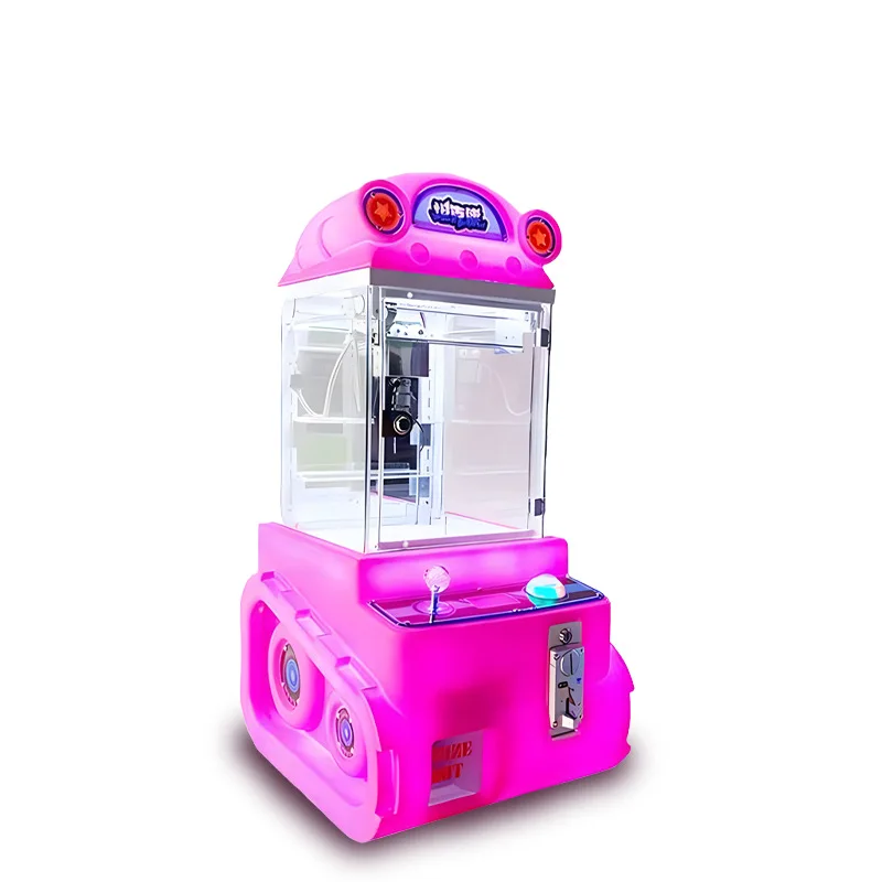 Mini Claw Crane Machine Coin-Operated Indoor Arcade Toy With Plush Gift For Kids Fun Game Machine