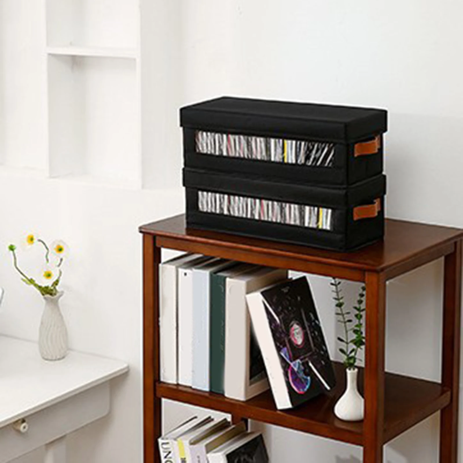 CD Storage Box With Dustproof Lid For Organizing Towels,toys,office Supplies, Clothing For DVD - view 2