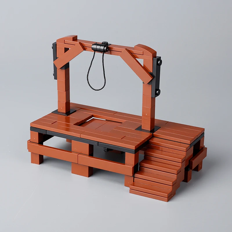 BRICKPANDA Mittelalterliche Militärburg Belagerungsmaschinen Bausteine Schlagring Lagerfeuer Katapulte Waffen Rack Rüstung Helme Ziegel Spielzeug 3