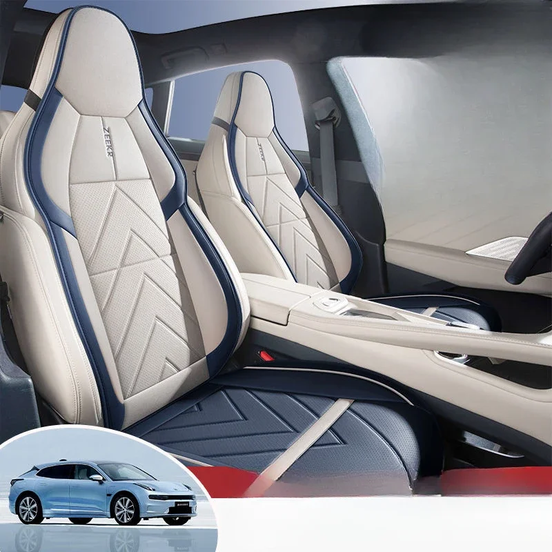 

Premium Leather Car Seat Cover Set For Zeekr 001 All-round Protection Auto Seat Cushion Wear-resistant Vehicle Interior Goods