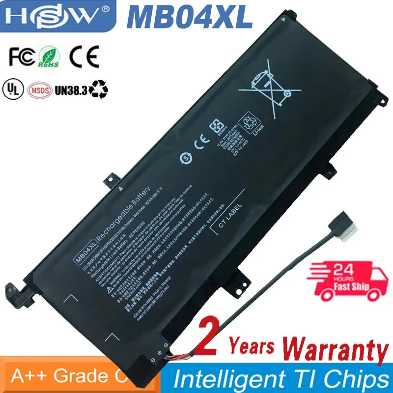 

New MB04XL HSTNN-UB6X TPN-W119 Laptop Battery For HP Envy X360 Series 15-AQ103NO 15-AR000ND 15-AQ002NX 15.4V 55.67WH Related ite