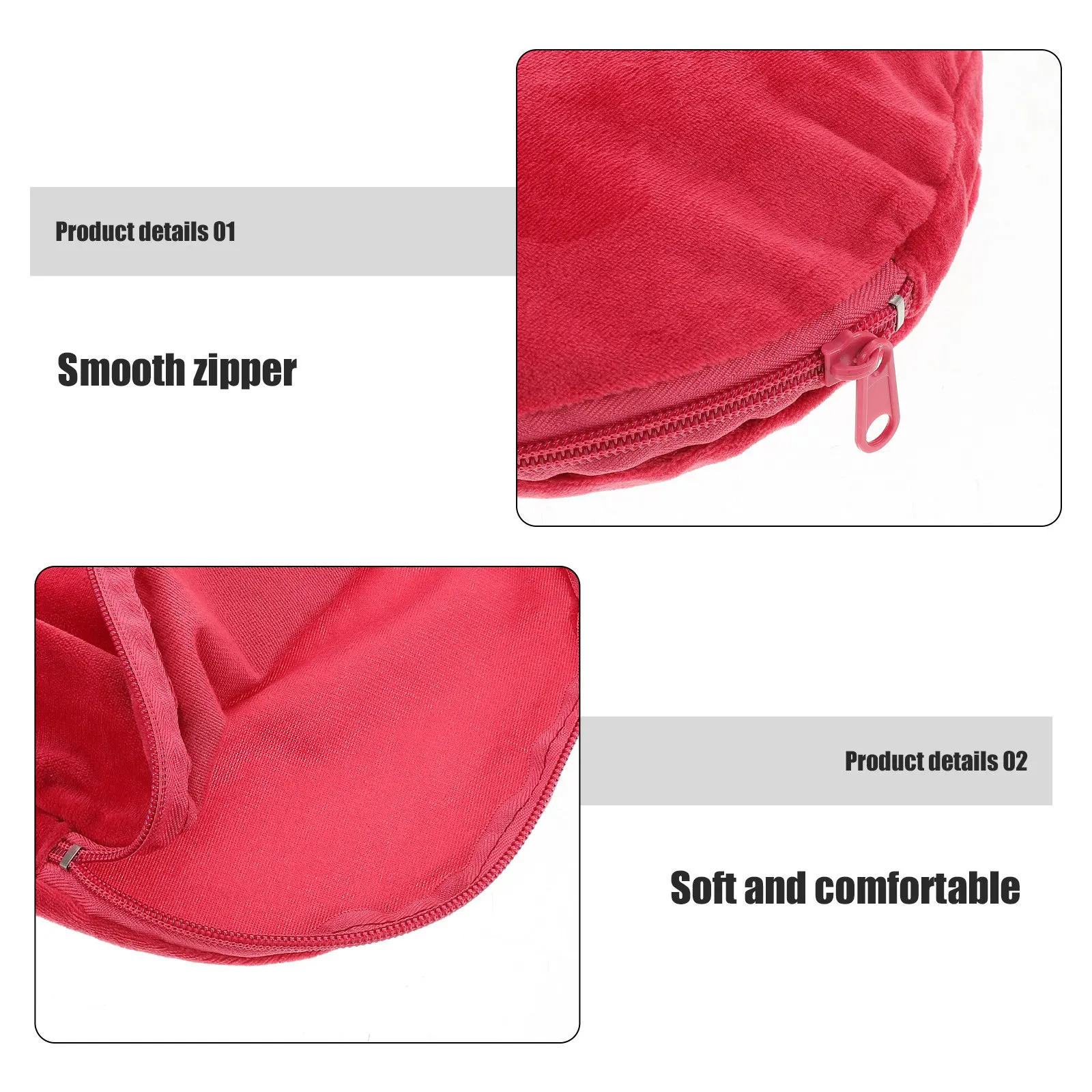 

Round Flannel Hot Water Bottle Cover Soft Thermal Reusable Cozy Insulated Protector For Heating Pad Warm Therapy Pain