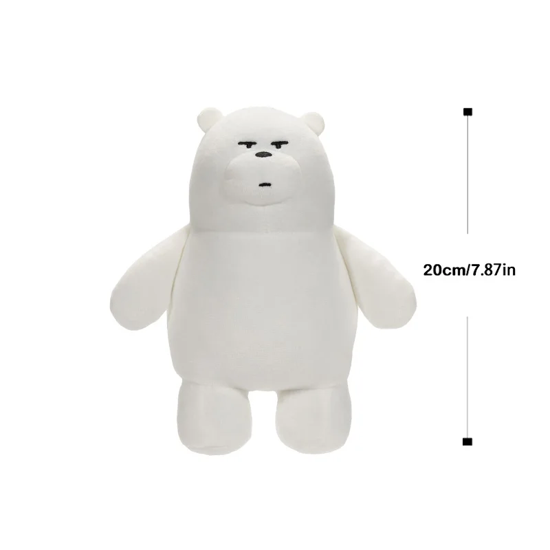 We Blote Beren Knuffel Nieuwe 20 Cm Zitten Grizzly Panda IceBear Cartoon Knuffeldier Speelgoed Pop Voor Kid gift