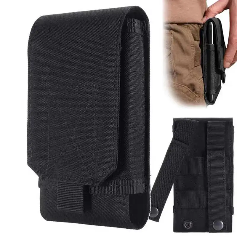 Tactical MOLLE Phone Pouch Multi Functional Waist Bag with Molle Webbing for Outdoor Hiking Camping and Hunting