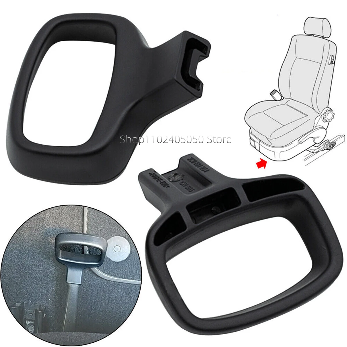 Car Seat Adjustment Handle Lever Knob for VW Volkswagen Polo Golf Passat B6 B7 B8 CC Tiguan Audi TT A1 Q3 Q5 Skoda Octavia Yeti