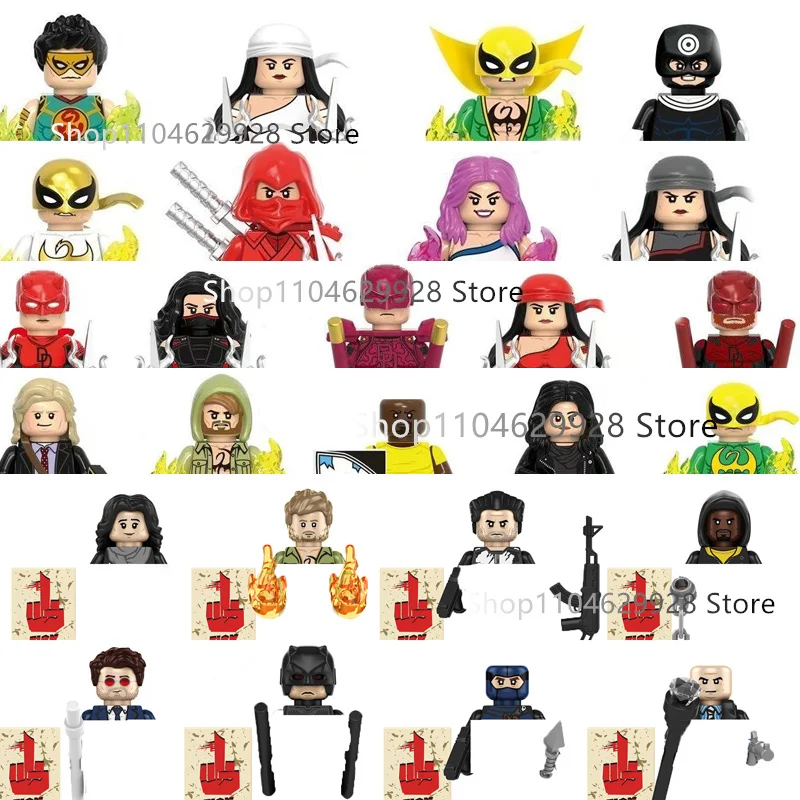 Nuevos bloques de construcción de Marvel, mini figuras de acción de héroes, regalos para niños, juguetes de ladrillos, Parker Miles Morales, Spiderman
