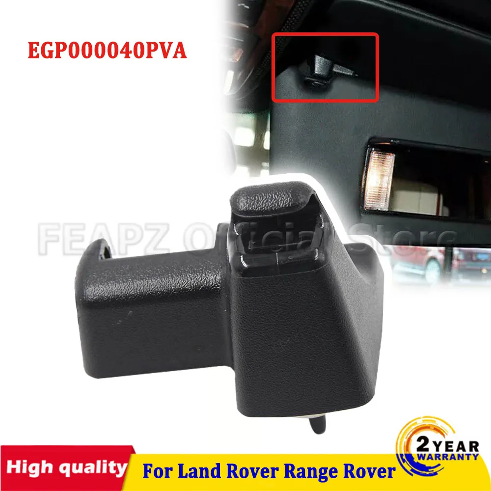 Black ABS Right Car Interior Sun Visor Clip Retainer EGP000040PVA For Land Rover Range Rover L322 2003 2004 2005 2006-2012