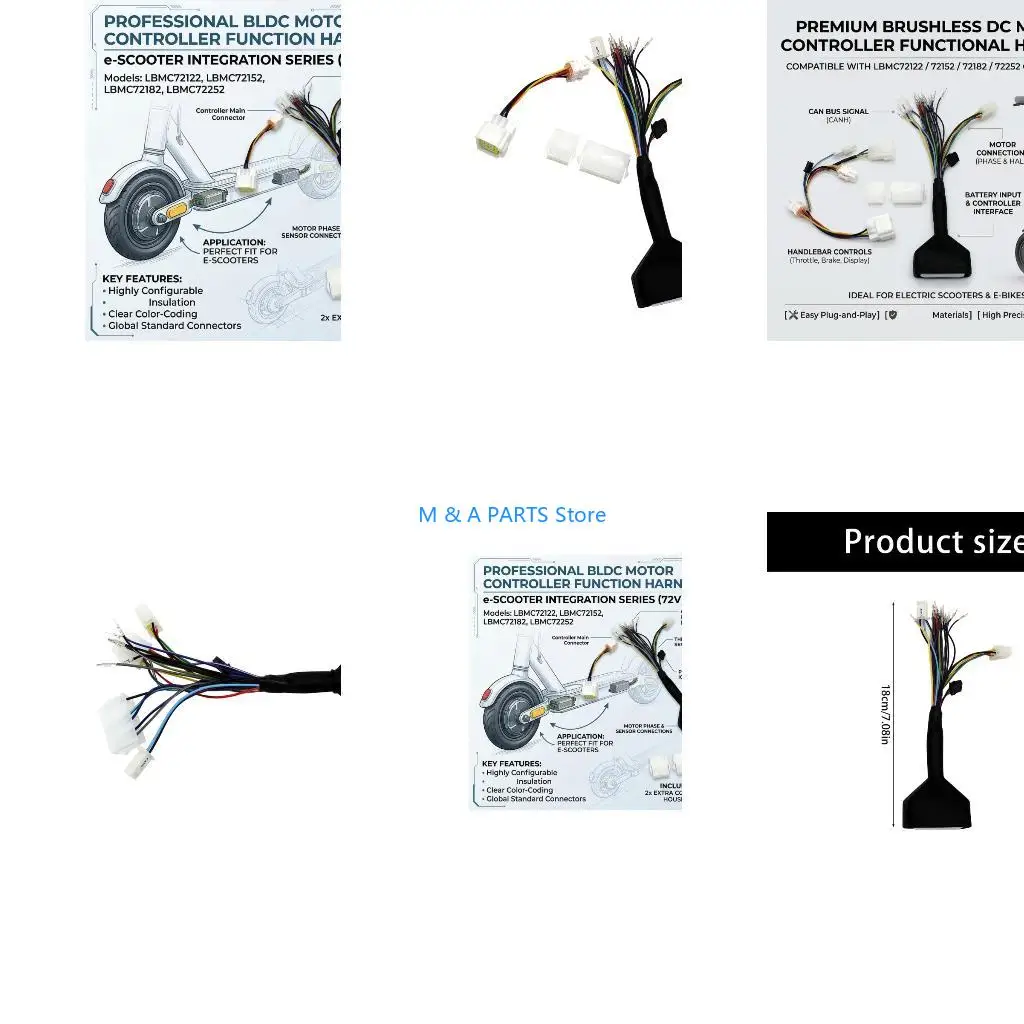 U1JF Universal Brushless Motor Speed Controller for Most Electric Scooters Bikes
